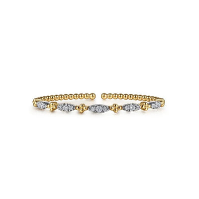Gabriel & Co. Diamond Marquise Station Bujukan Bangle