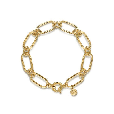 Gabriel & Co. Hollow Tube Link Bracelet