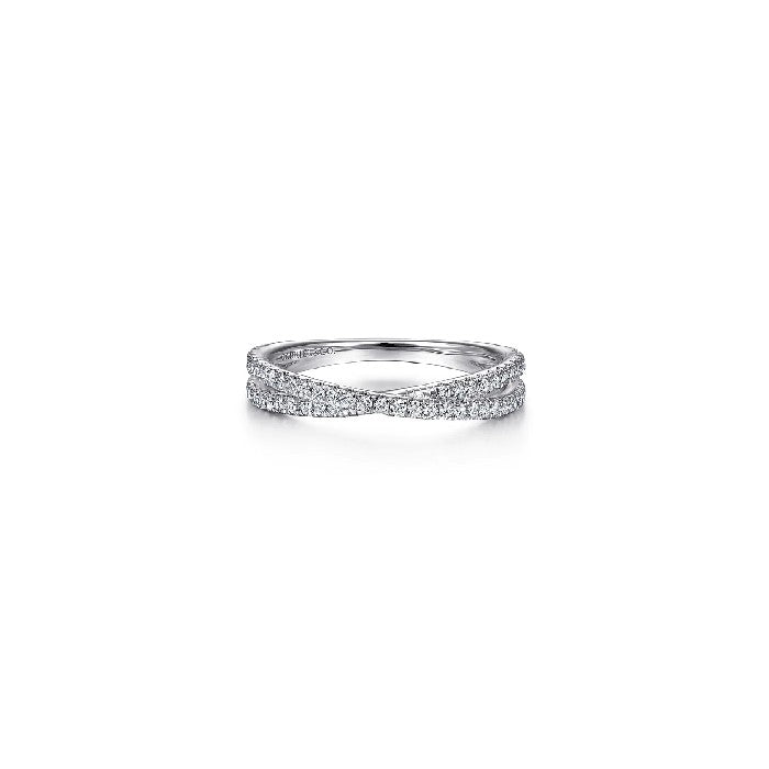 Gabriel & Co. Diamond Criss Cross Ring