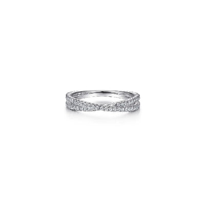 Gabriel & Co. Diamond Criss Cross Ring