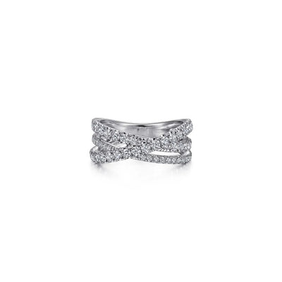 Gabriel & Co. Diamond Criss Cross Ring