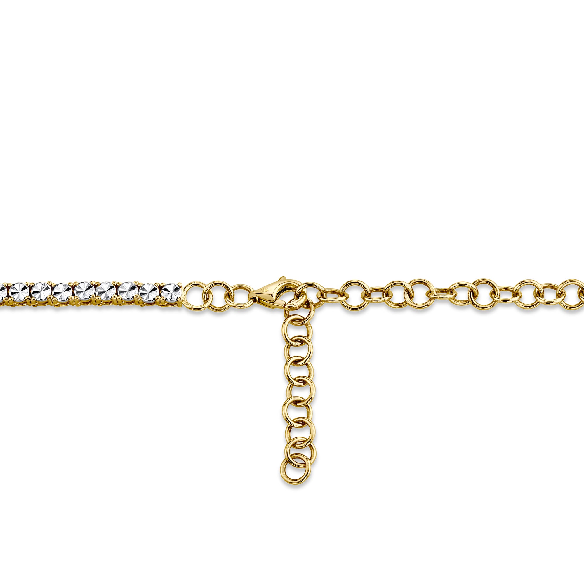 Shy Creation Diamond .95ctw Tennis Necklace