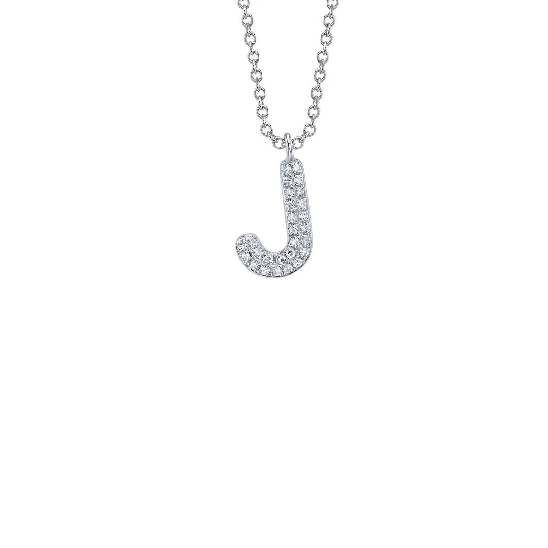 Shy Creation Diamond Initial Necklace
