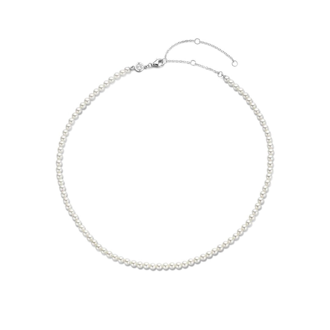 Ti Sento Milano White Pearl Necklace