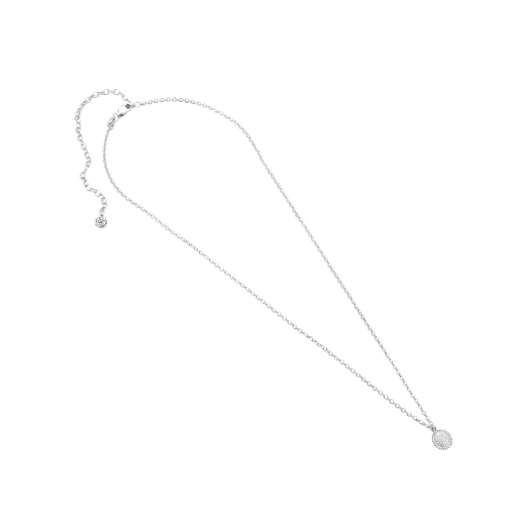 Ella Stein Diamond Circle Rope Pendant Necklace