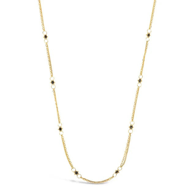 Amáli Black Diamond Whisper Chain Necklace