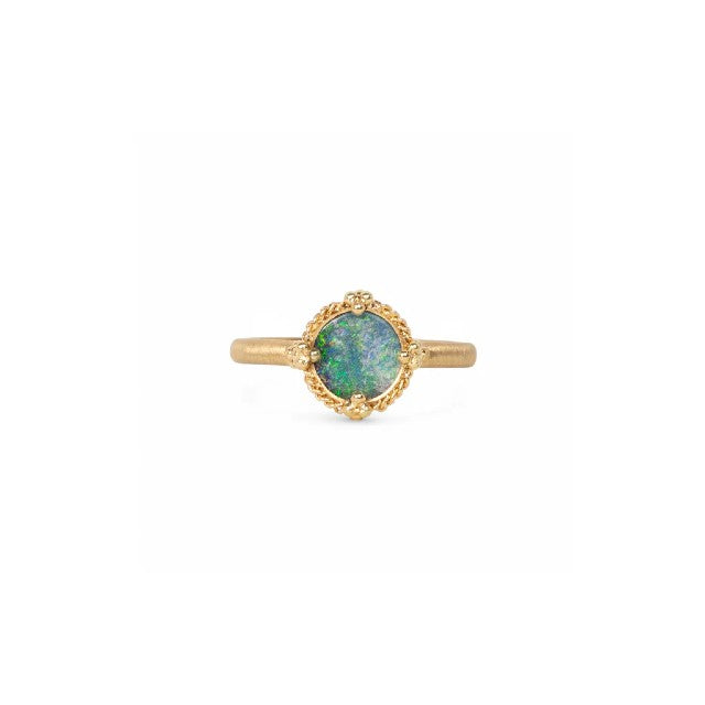 Amáli Boulder Opal Circular Ring