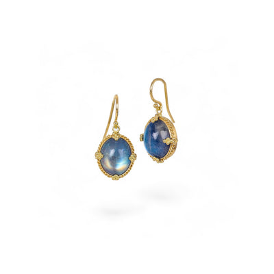 Amáli Oval Moonstone Earrings