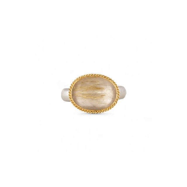 Amáli Oval Rutilated Quartz Ring