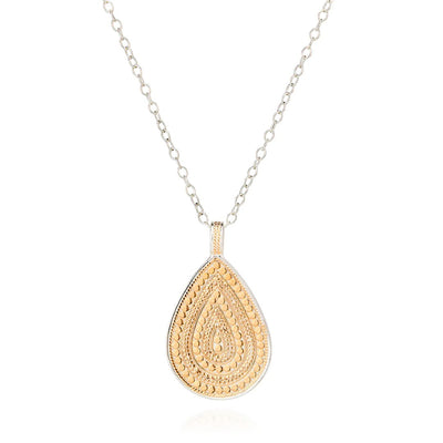 Anna Beck Classic Large Teardrop Reversible Necklace