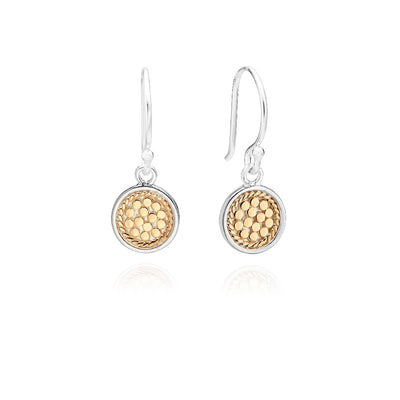 Anna Beck Classic Small Drop Disc Earrings