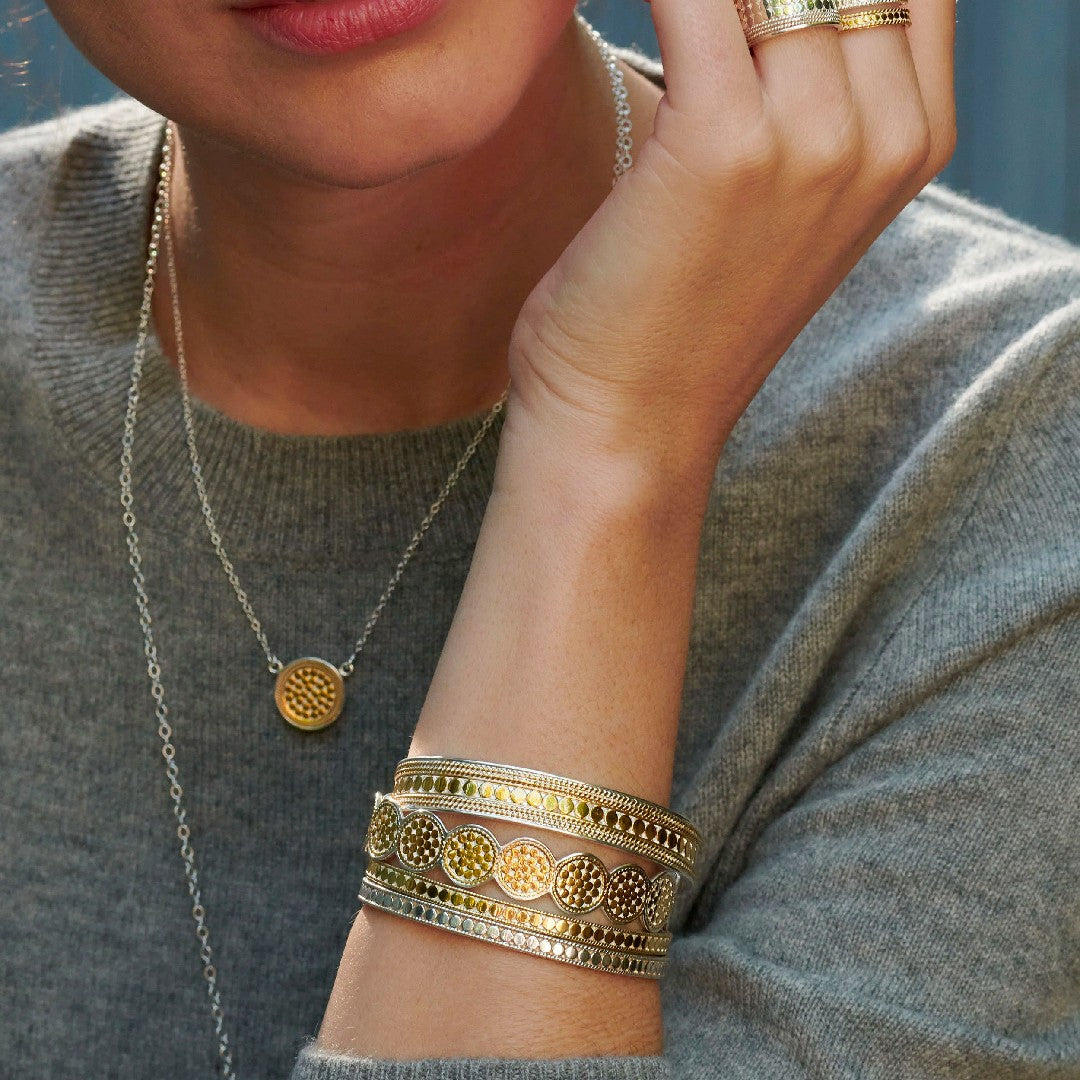 Anna Beck Classic Silver Cuff Bracelet