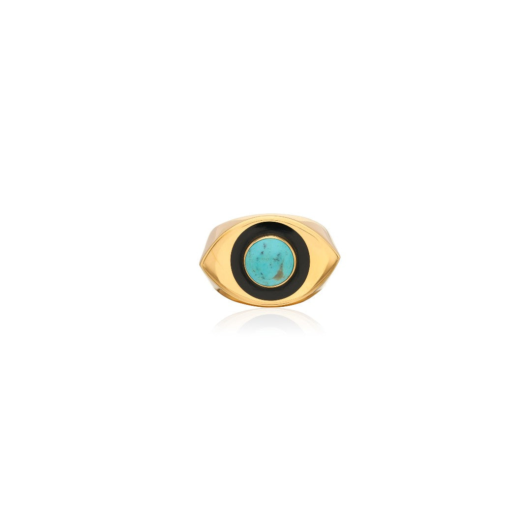 Anna Beck Third Eye Turquoise Ring