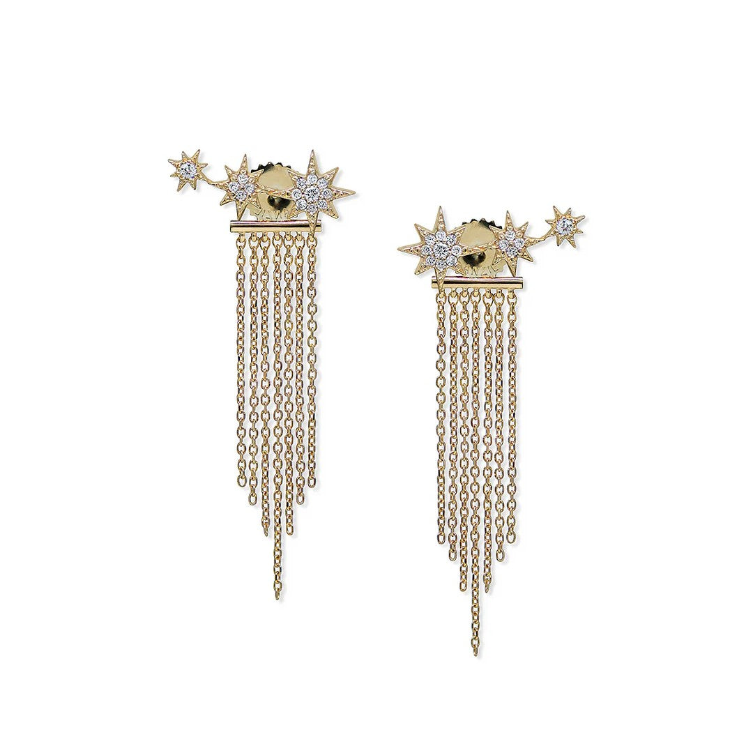 Anzie Aztec Michelle Fringe Ear Climbers