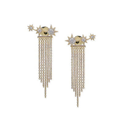 Anzie Aztec Michelle Fringe Ear Climbers