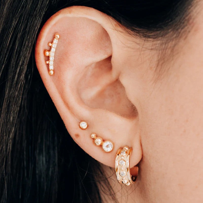 Anzie Méditerranée Joanna Wide Hoops