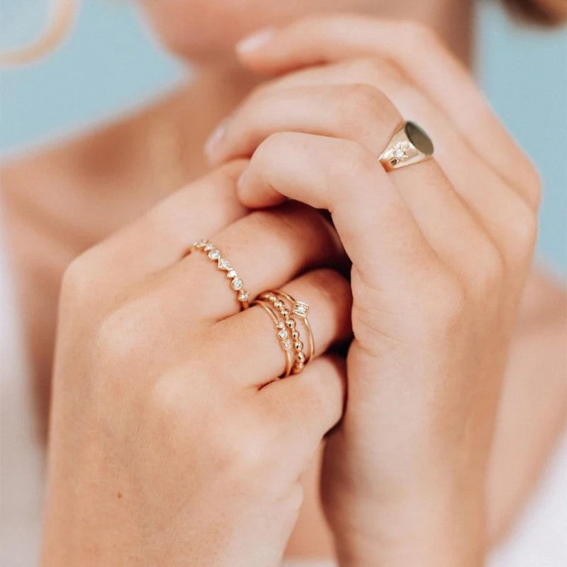 Anzie Aztec Signet Ring