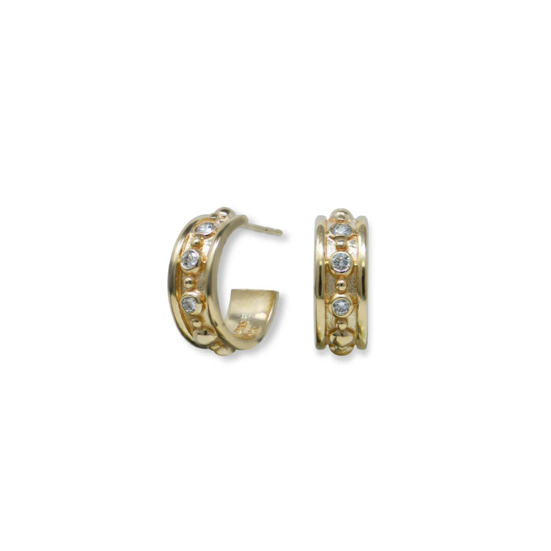 Anzie Méditerranée Joanna Wide Hoops