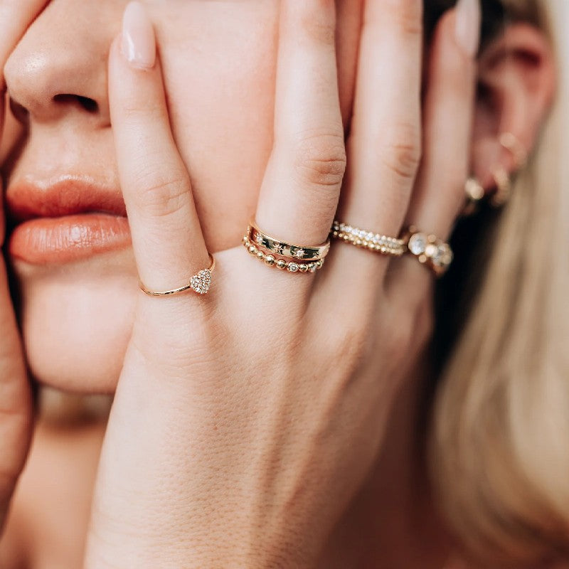 Anzie Aztec Celestial Diamond Ring