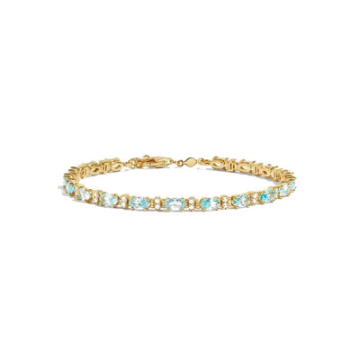 Aquamarine Tennis Bracelet