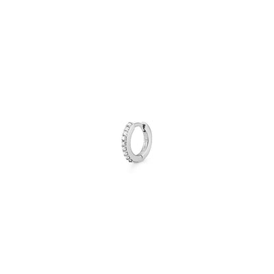 AURELIE GI Carly Single Mini Diamond Huggie Hoop