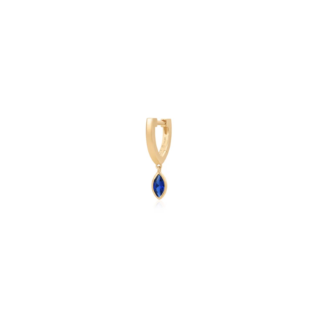 AURELIE GI Ciel Lab Grown Sapphire Single Hoop