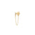 Aurelie Gi Paisley Diamond Drop Chain Earring