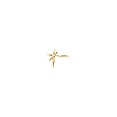 AURELIE GI Single Diamond Starburst Earring