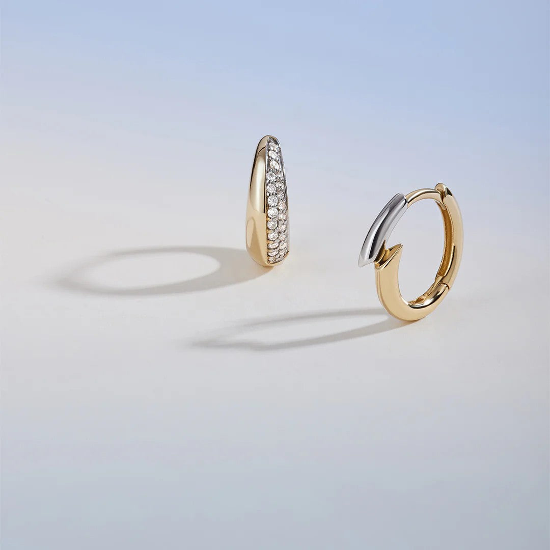 AURELIE GI Gilea Lab Diamond Single Huggie