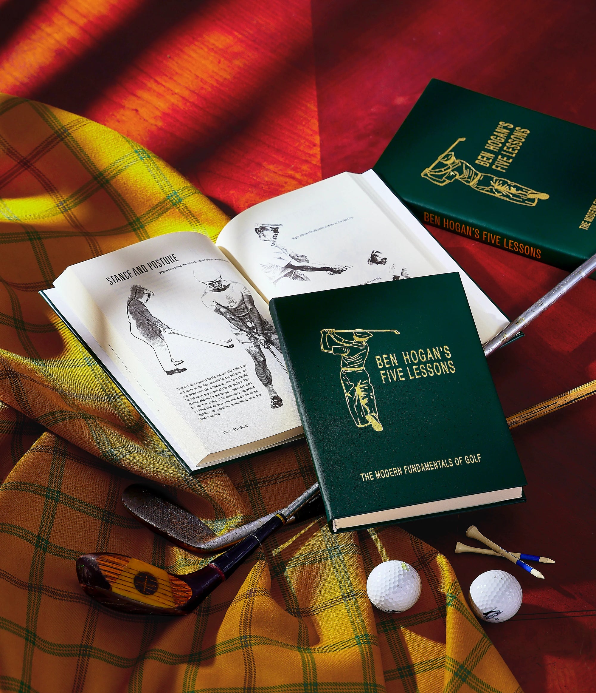 Ben Hogan's Five Lessons Leather Keepsake Book - Definitive Edition
