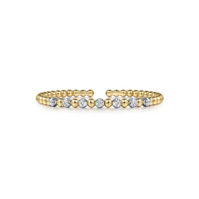 Gabriel & Co. Diamond Bujukan Beads Split Bangle