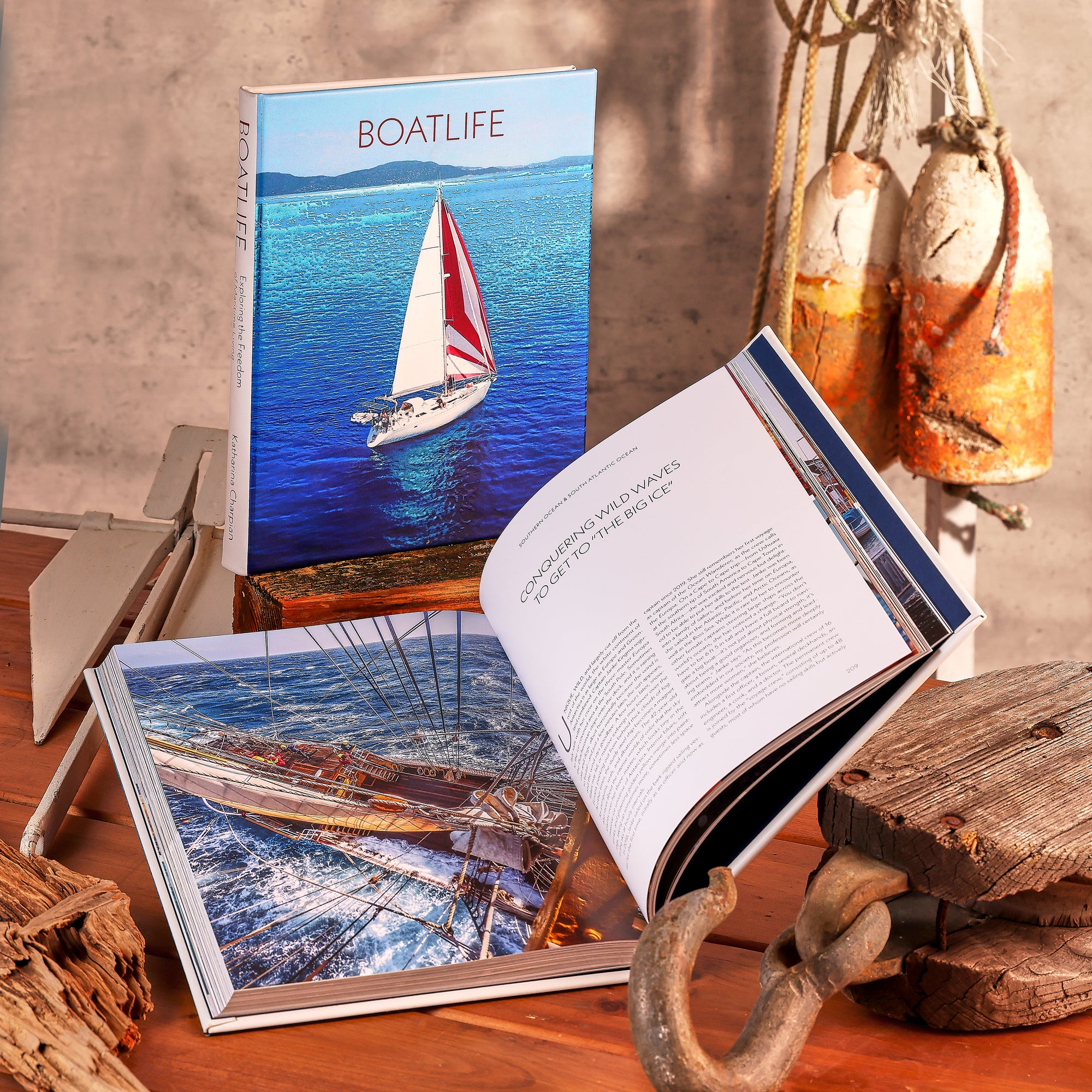 Boat Life Leather Bound Keepsake Book