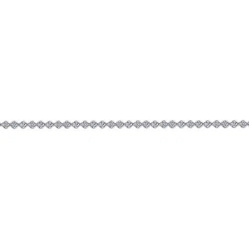 Gabriel & Co. Diamond Buttercup Set Tennis Bracelet
