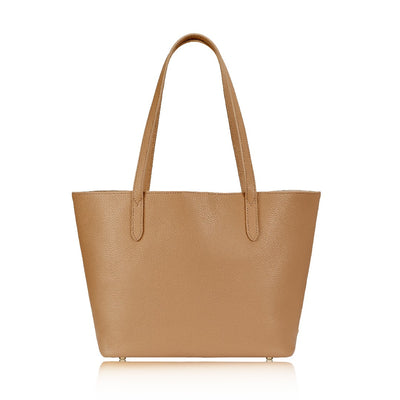 Gigi NY Pebble Leather Teddie Tote Bag