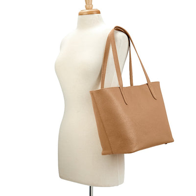 Gigi NY Pebble Leather Teddie Tote Bag