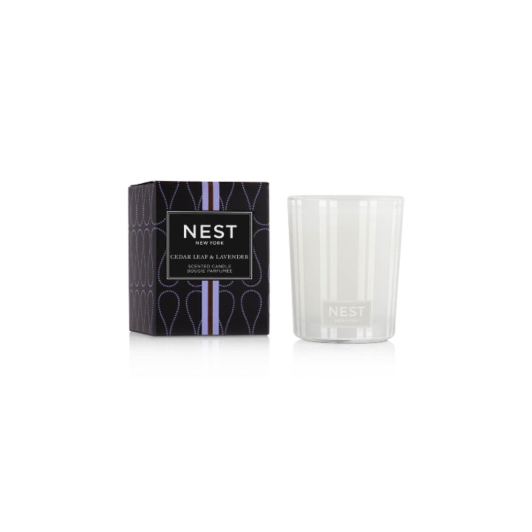 Nest Fragrances Votive Candle in Cedar Leaf & Lavender