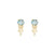 Celine Daoust Aquamarine & Diamond Jellyfish Earrings