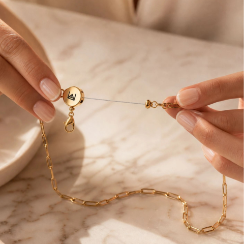 Classic Yellow Gold Easy Clasp