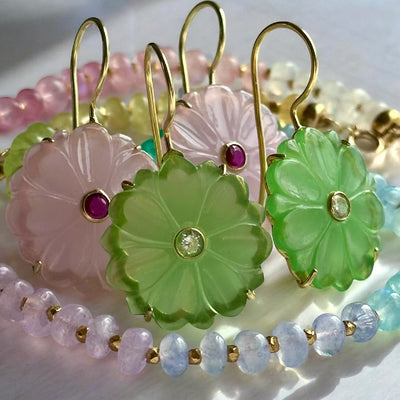 Pastel Rainbow Moonstone Sparkle Necklace