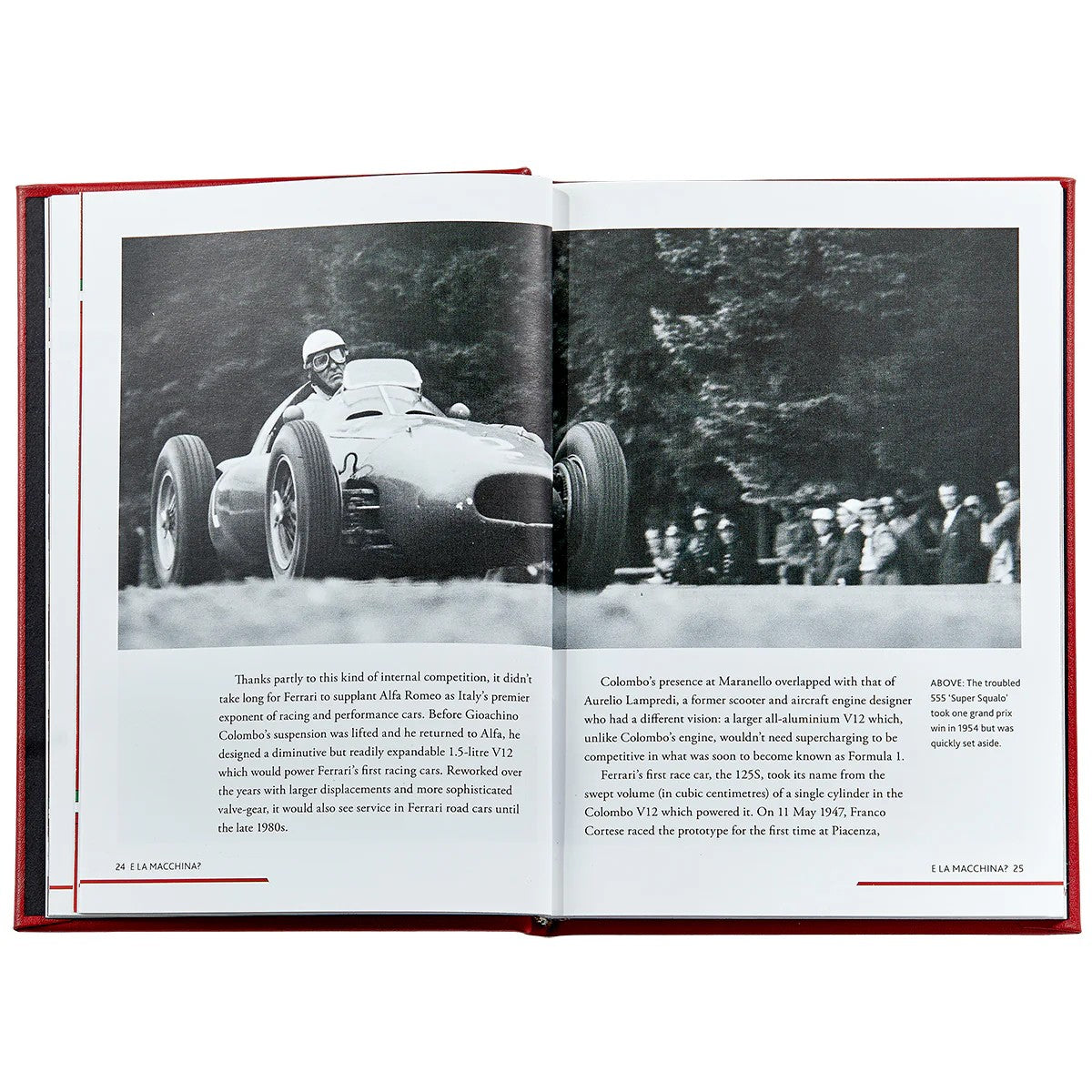 The Story of Ferrari Leather Bound Keepsake Book