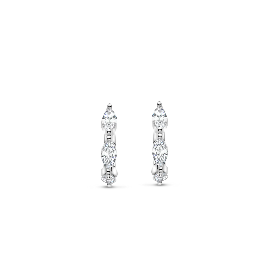 Ti Sento Milano Marquise Huggie Hoops
