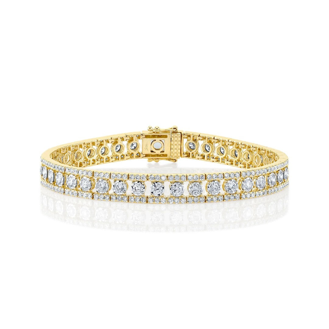 Shy Creation Diamond 4.70ct Tennis Bracelet