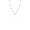 Shy Creation Diamond V-Shape Necklace