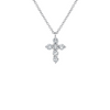 Shy Creation 0.50ct Diamond Cross Necklace