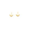 Ella Stein Diamond Crescent Moon Earrings