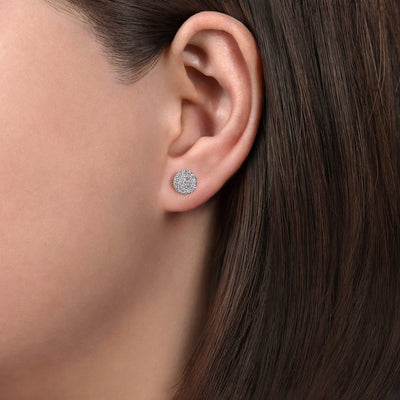 Gabriel & Co. Pave Diamond Stud Earrings