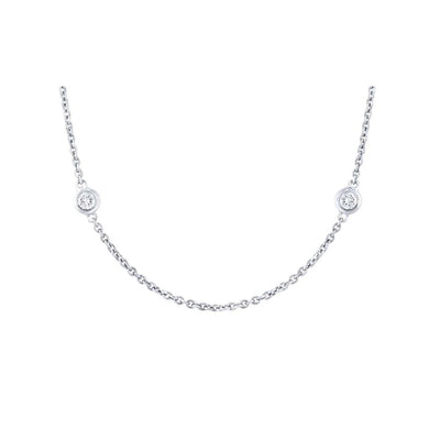 Shy Creation Diamond Station 0.77ctw Necklace