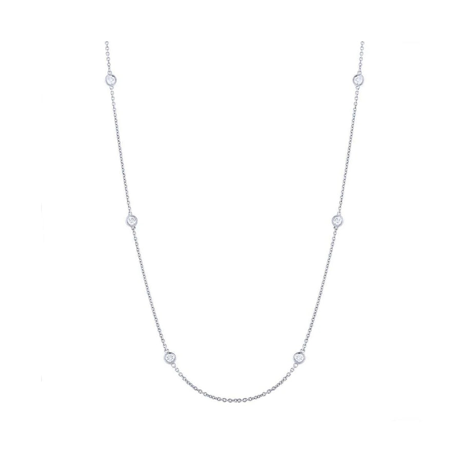 Shy Creation Diamond Station 0.77ctw Necklace