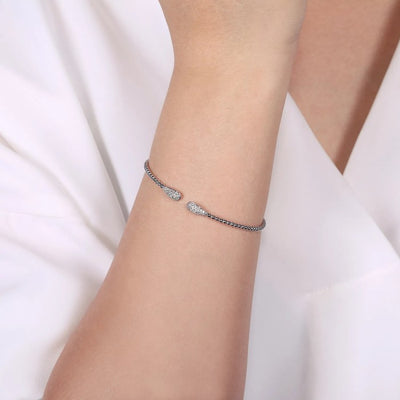 Gabriel & Co. Bujukan Diamond Teardrops Bangle