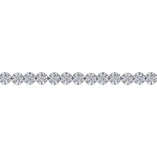 Gabriel & Co. Buttercup Set Diamond Tennis Bracelet